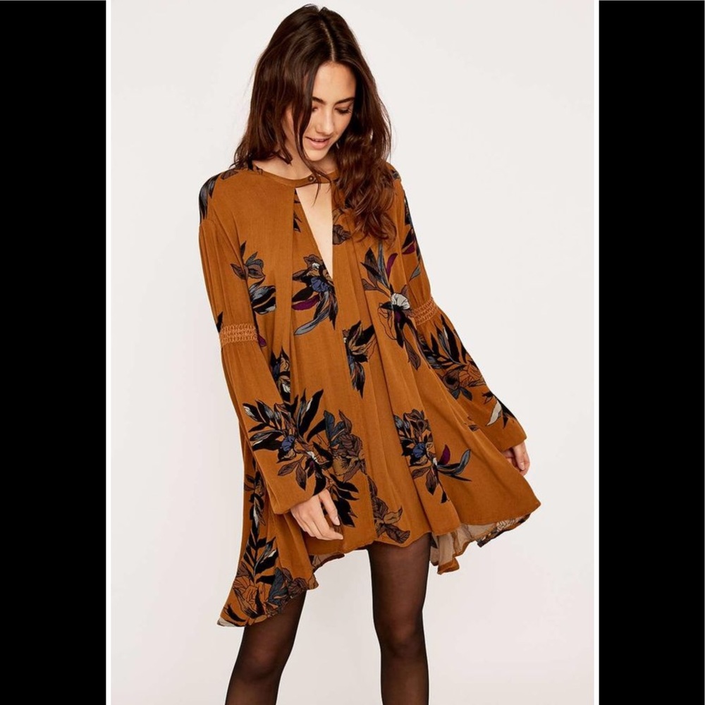 Free People Tree Swing Mini Dress